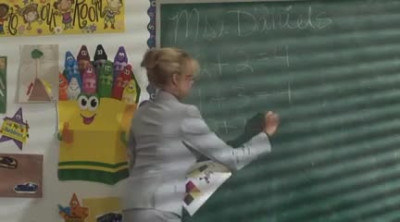 A teacher with a lot of sex appeal
