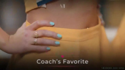 Horny young cheerleaders fuck the coach