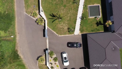 French couple gets hot in the garage