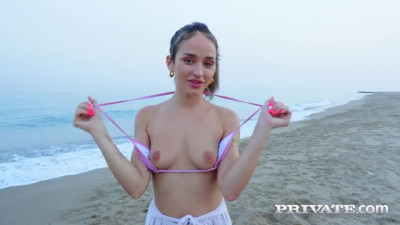 Sexy latina fucking a black cock in POV