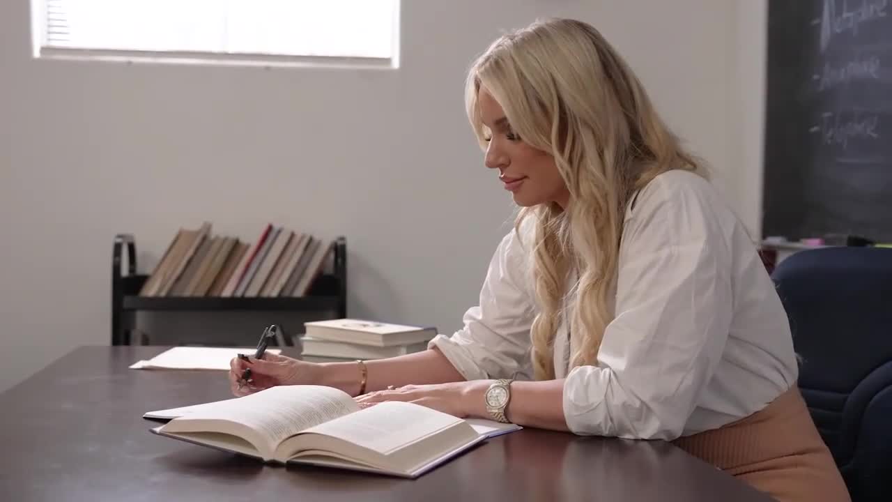 Watch Busty teacher teaches you how to please a woman Porn Video - ePornSup.