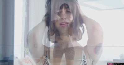 Sexy Italian woman fucking with a young Spanish guy