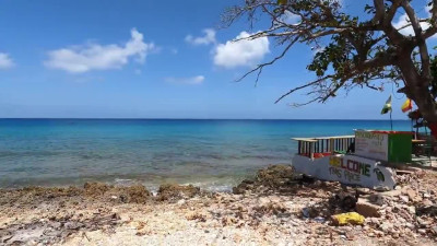 Colombiana follada al aire libre en San Andrés Islas