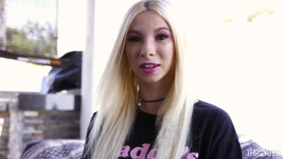 She's tiny but swallows everything